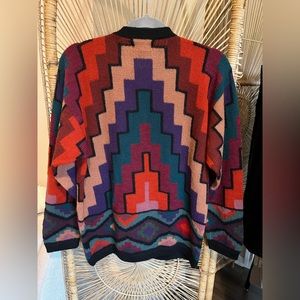 Vintage alpaca southwest cardigan